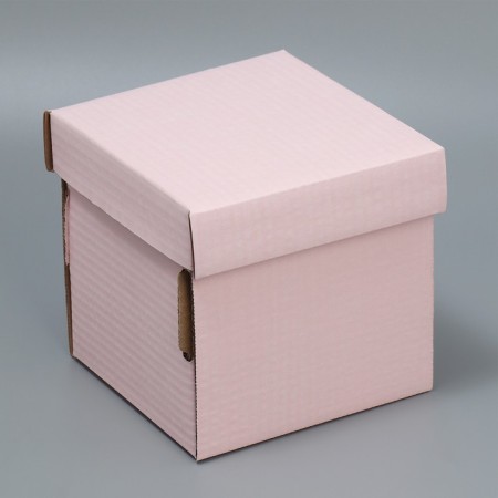 Gift folding box, packaging, “pink”, 16.6 x 15.5 x 15.3 cm