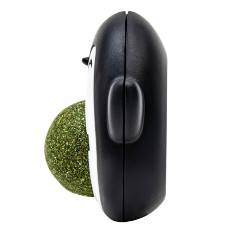 A toy for cats with a cat's mint "Penguin", 6 cm, black-1