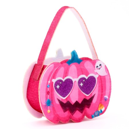 Carnival set "Cute Ghost": cape, bag, pink-6