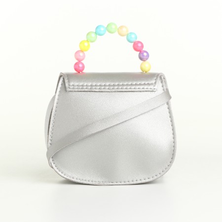 Baby bag on a valve, silver color-1