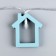 Garland “thread” 1.5 m with nozzles “Blue House”, IP20, Transparent thread, 10 LED, warm white glow, AAH2