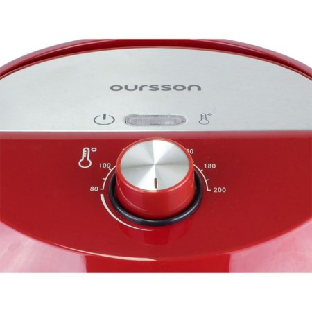 Airgril Oursson AG3202/RD, 1400 watts, 80-200 ° C, 3.2 l, red-6