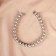 Picking for curtains “Pearl beads”, D = 1.5 cm, 30 cm, color gray color