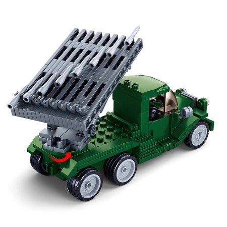 Constructor Army of the Second World War "Battle vehicle BM-13 Katyusha", 201 detail-3