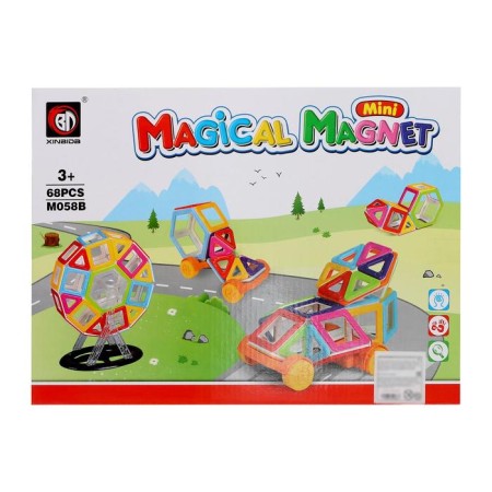 Magnetic designer "Mini-magic magnet", 68 parts-8