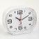 Alarm clock "Stand", 12 x 10 cm, white