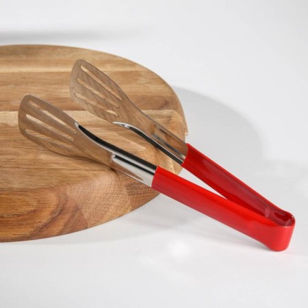 Forceps kitchen shares "brightness", 201 steel, 24 × 4.5 cm, red color-1