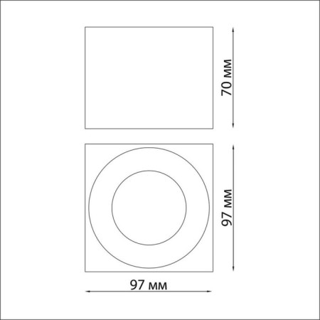 Patera lamp, 12W LED, 4000K, 1200LM, black color-1