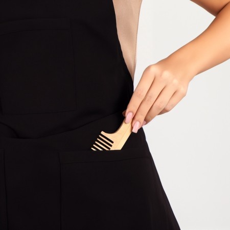 Apron for the master, one -sided, black color-3