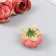 Budon on the leg for decoration "Pion charm" Terracotta 3.5x3.5 cm