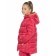 Coat for girls, height 104 cm, raspberry color
