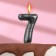 Candle in the Cake "Balls", number 7, graphite, 6.3 cm