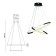 LED LED LED RIVOLI LAUREN LED 4100K - 4300K ​​86 W with a remote control