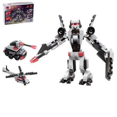Designer-robot "Scout", 152 details, 3 assembly options