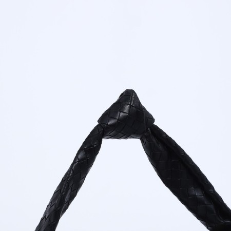 Bag-baget with a zipper, black color-4