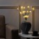 LED branch gray, 56 cm, 15 LED, AAX2 batteries (not in the kit), warm white