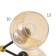 Chandelier 74101/4 4x60W E27, black/gold, 60x40x42 cm