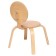 Children's chair "Chamomile" (0), transparent varnish, back and seat