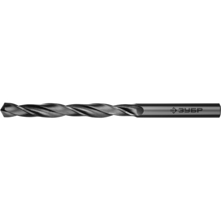 Zubr metal drill, steel P4M2, cylindrical shank, 7 x 109 mm, class in