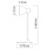 Table lamp "Paradise", size 17x46x17 cm, 4W 1xled IP 20