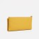 Women's wallet on the button, yellow color