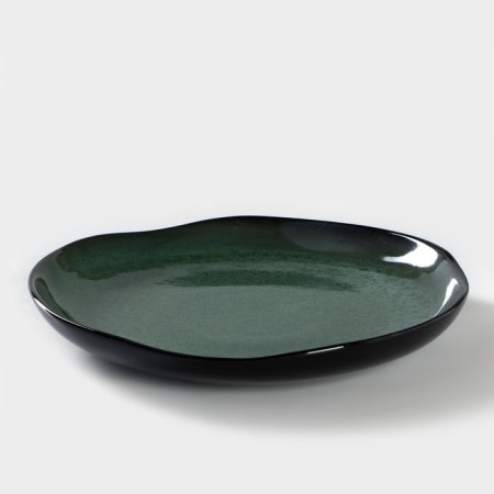 Porcelain plate Verde Notte, D = 26.5 cm-1