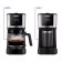 Coffee machine KitFort KT-7217, capsule, 900 watts, 1.25 l, black-silver