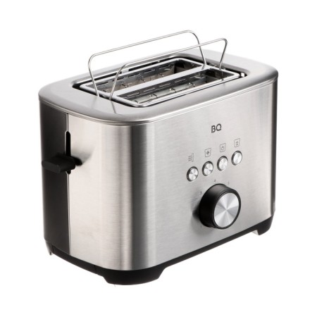 Toster BQ T1010, 800 watts, 7 grip modes, 2 toasts, defrosting, silver-1