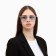 Sunglasses "OneSun", UV 400, 14.5 x 14.5 x 5 cm, lens 4.5 x 5 x 5 cm, blue