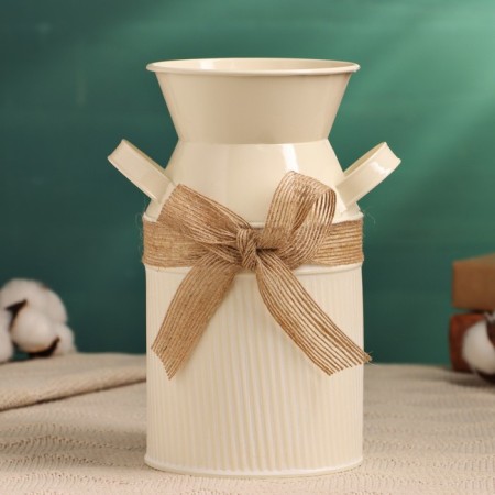 Kashpo - Vase "Glenn" Belaya, 10x10x19cm-1