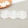 Silicone Mold for candies and chocolate "Heart", 6 × 4.5 cm, Color transparent