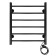 The electric heated towel -sprayer "Sanprise" Aurora P6, 500x600 mm, right, black