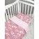A set in a crib 3 objects Baby Boom, a delicate dance print, pink color