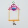A set of bird toys (bath, feeder, mirror, swing, ladder), 35 x 28 cm
