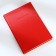 Deliciper of Leduced A5, 160 liters. Solid cover. Leatherette. Red. Cream block