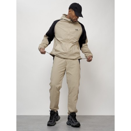 Sports suit men's, size 56, beige color-3