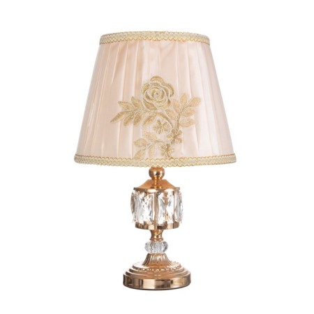 Table lamp "Enthusiasm" 1x60W E27 gold belt backlight 26x26x46 cm Risalux-5