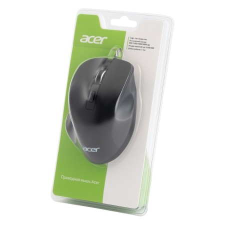 Acer OMW120 Black Optical Mouse (2000DPI) USB (6but)-7