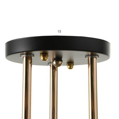 Adelela chandelier 3he27 40w Black-gold 60x60x26 cm Bayerlux-4
