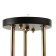 Adelela chandelier 3he27 40w Black-gold 60x60x26 cm Bayerlux