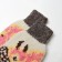 Women's socks “Squirrels with cones”, white color, size 25