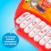 Musical Piano toy "Favorite Tales", sound, batteries, red color