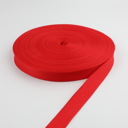Ratele sling, 25 mm, 50 ± 1 m, density 10.2 g/m, red color No. 35-2