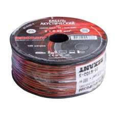 Acoustic cable Rexant ShVPM, 2 x 0.35 mm², red-black, bay 100 m