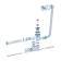 Siphon "Ani Plast" EC255s, 40 x 50, for a bath, with a flexible pipe, the "click-cracker" system, chrome