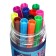 Flomasters 12 colors, in a tube, stripes, blue bear