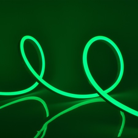 Flexible Neon Uniel, IP67, 50 m, 120LED/m, 8W/m, 2835, 220 V, Green glow glow-1