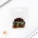 A wooden key key "100% boys", 4.6 x 3, 6 cm