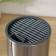 Round stand for knives and scissors Magistro "metallic", 11 × 23 cm, silver color