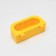 Bird feeder internal matte 14.3 x 7.2 x 4.8 cm, yellow